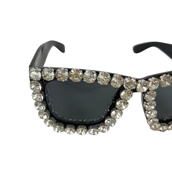 SUNGLASSES SUN GLASSES SHADES Crystal Bling Rhinestones Plastic Frames Beach - Picture 15 of 16